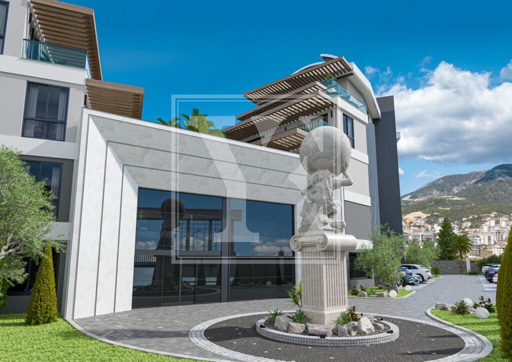 سقف دوبلکس مدرن و لوکس 3+1 در منطقه اوبا