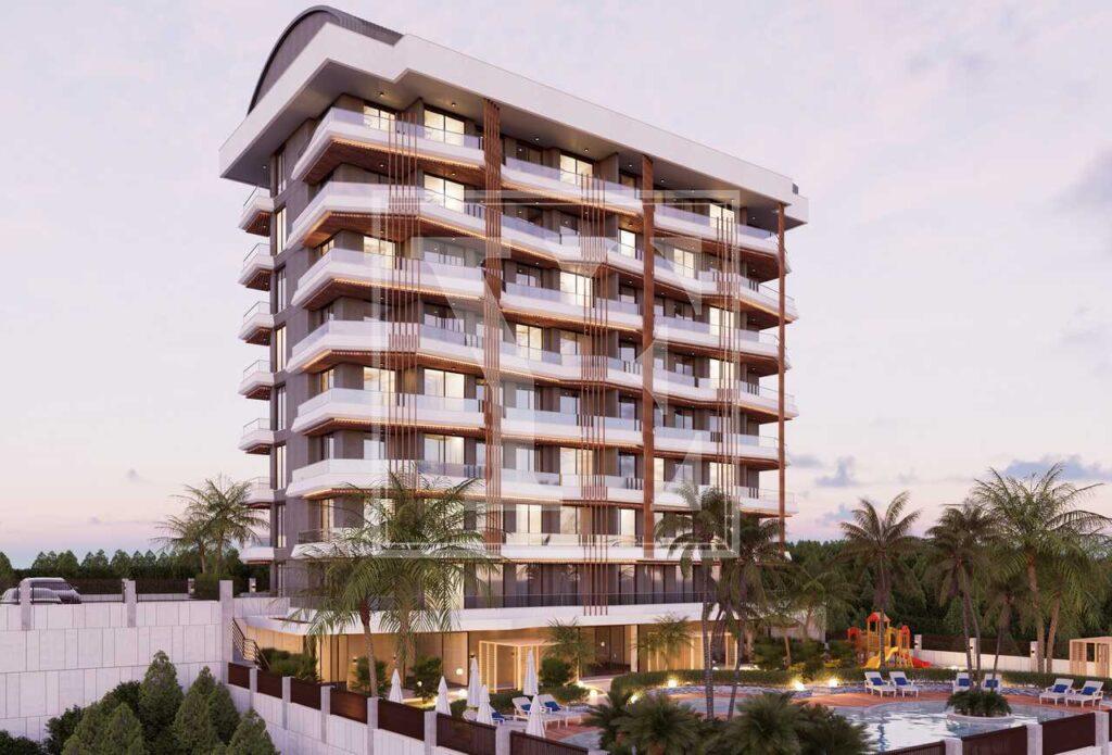 Роскошная квартира 1+1 для жизни в хорошем районе Демирташа