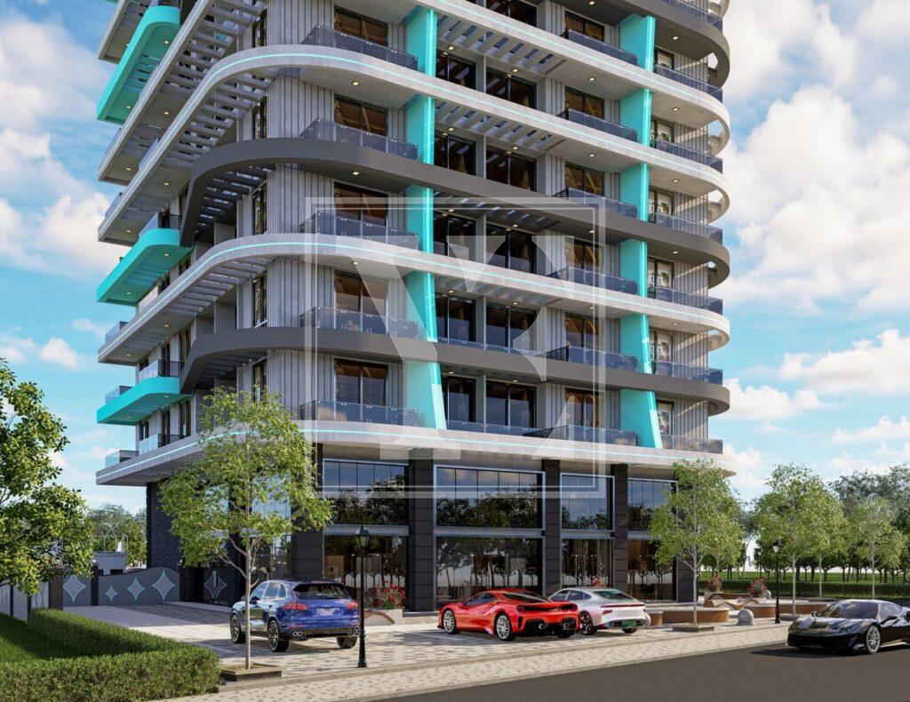 سقف دوبلکس شگفت انگیز 4+1 برای زندگی در مجتمع زیبا در منطقه محمودلار