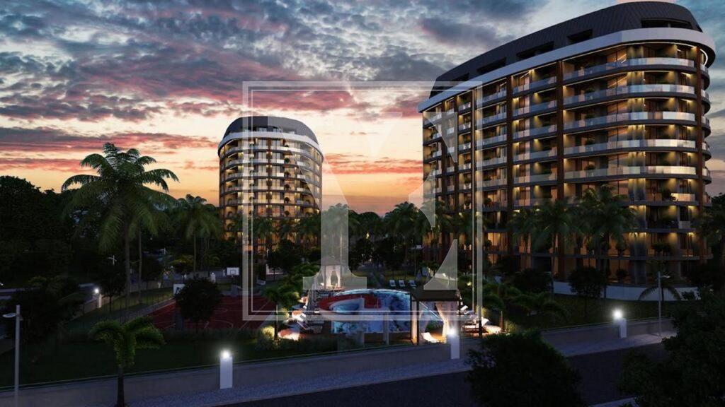 Cozy roof duplex 2+1 in the beautiful project in the area in Avsallar