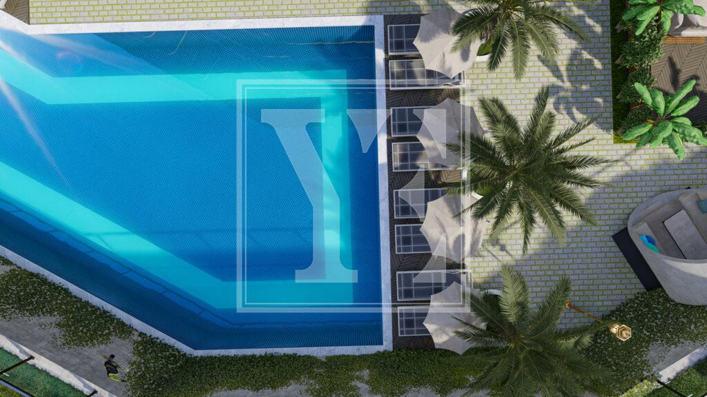 Moderne Wohnung 1+1 in der wunderschönen Gegend von Gazipaşa