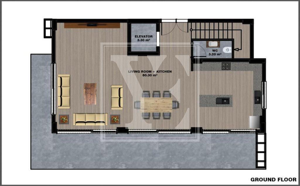 Luxuriöse und moderne Villa in der schönen Gegend von Alanya