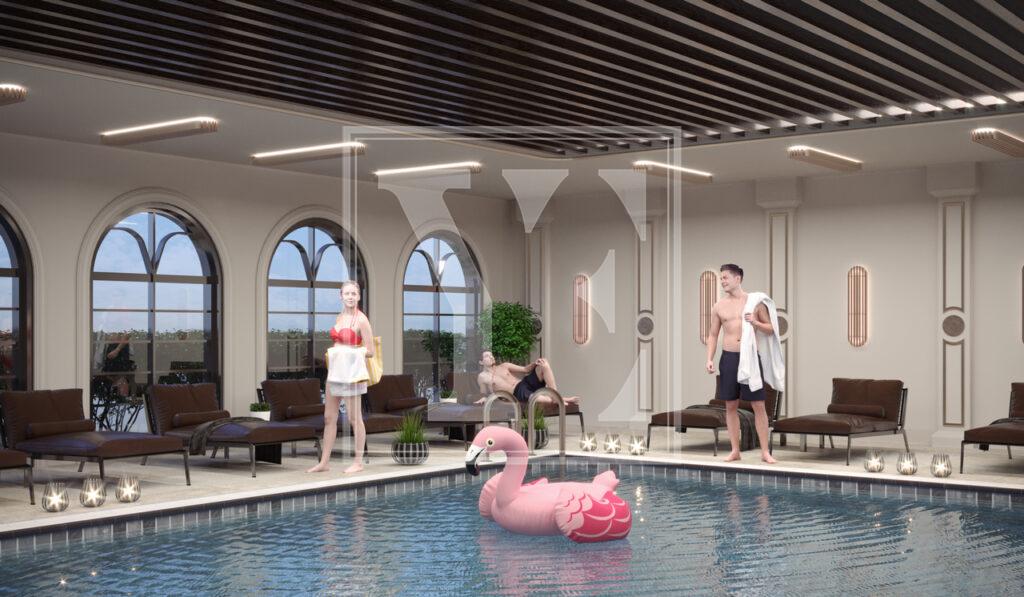 4+1 garden duplex in the wonderful area in Avsallar