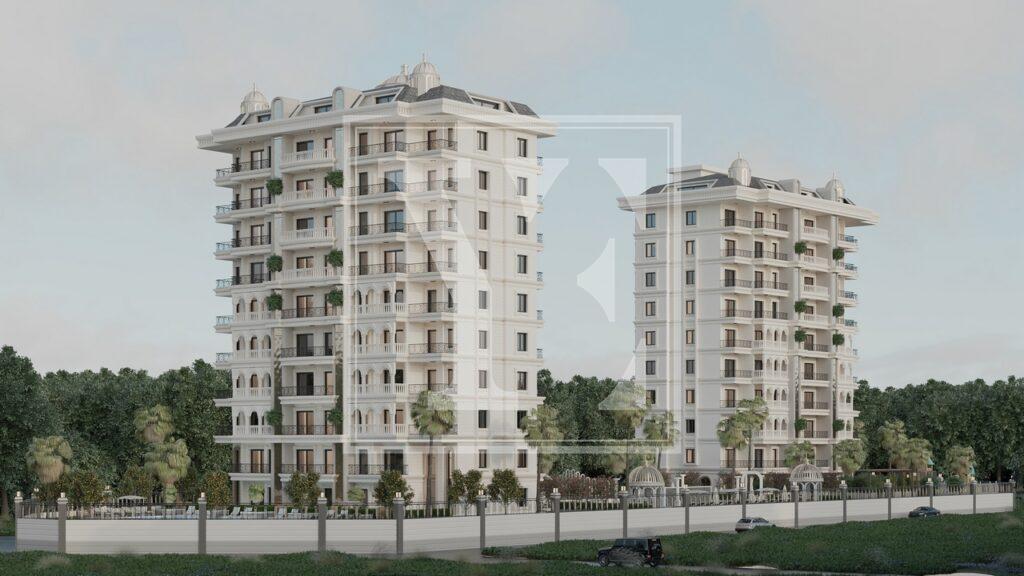 باغ دوبلکس 2+1 در منطقه فوق العاده آوسالار