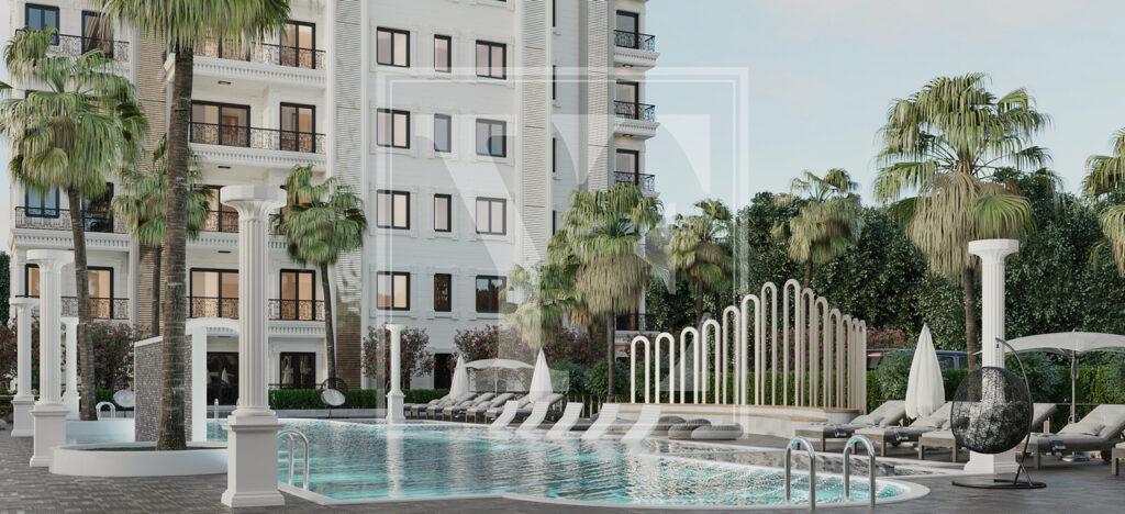 باغ دوبلکس 2+1 در منطقه فوق العاده آوسالار