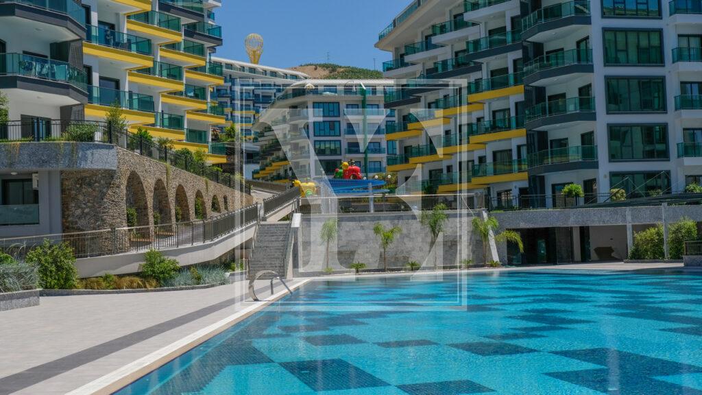 Beautiful 2+1 garden duplex in the area in Kargicak