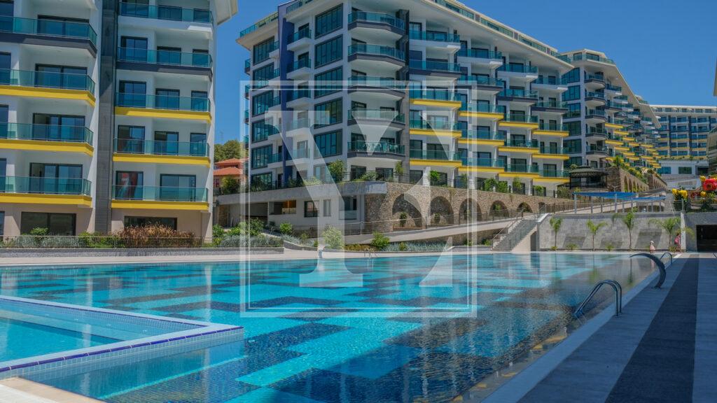 Beautiful 2+1 garden duplex in the area in Kargicak