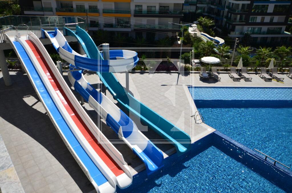 Beautiful 2+1 garden duplex in the area in Kargicak