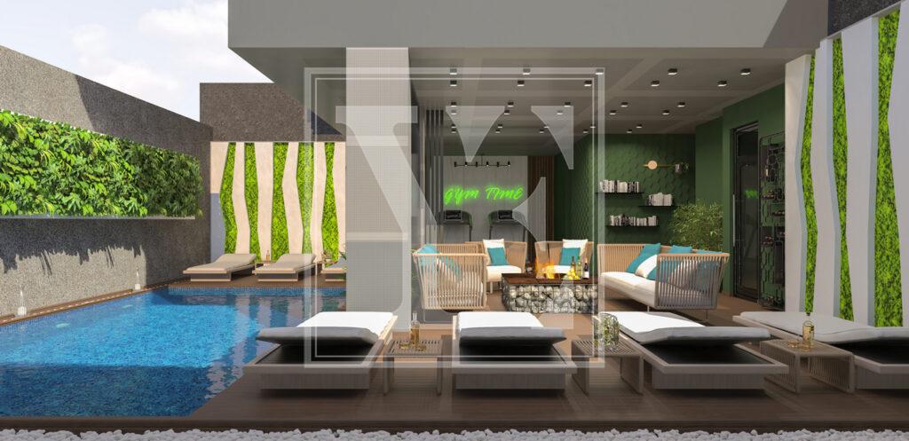 Потрясающая квартира в Махмутларе с одной спальней