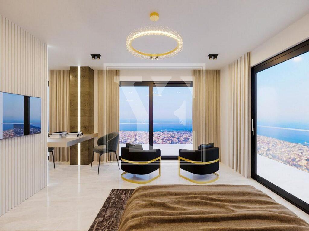 Luxuriöse und moderne Villa in der schönen Gegend von Alanya