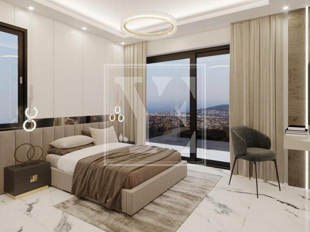 Luxuriöse und moderne Villa in der schönen Gegend von Alanya