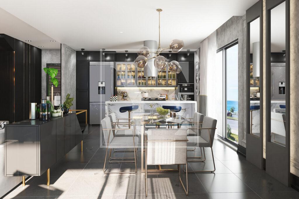 Schöne Dach-Maisonette 4+1 in der wunderschönen Gegend von Kestel