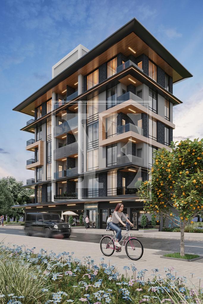 آپارتمان لوکس 1+1 در منطقه زیبا در آلانیا