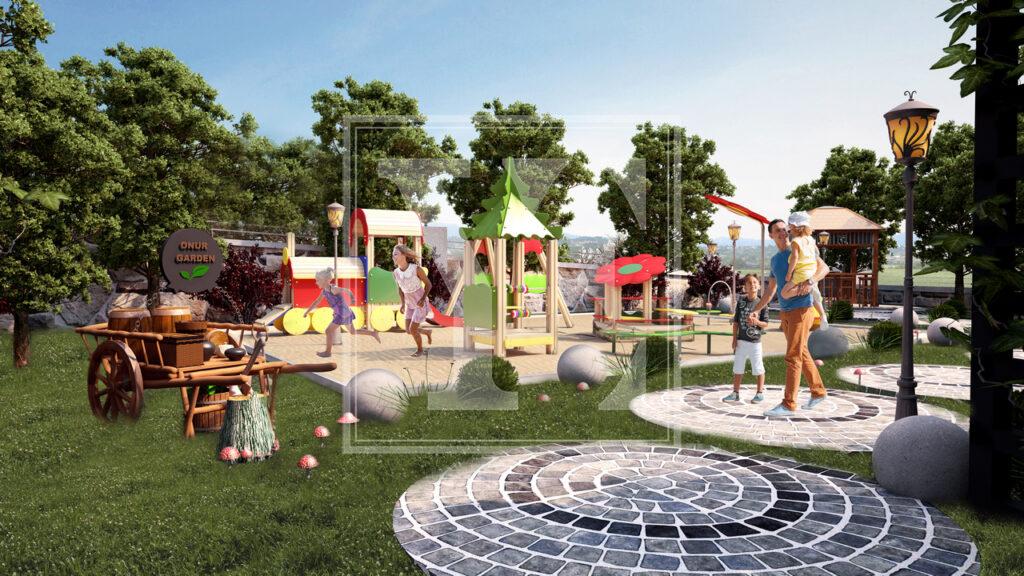 3+1 Garten-Maisonette im Büyükhasbahçe