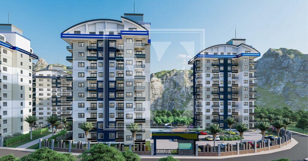 Роскошная трехкомнатная квартира в Авсалларе