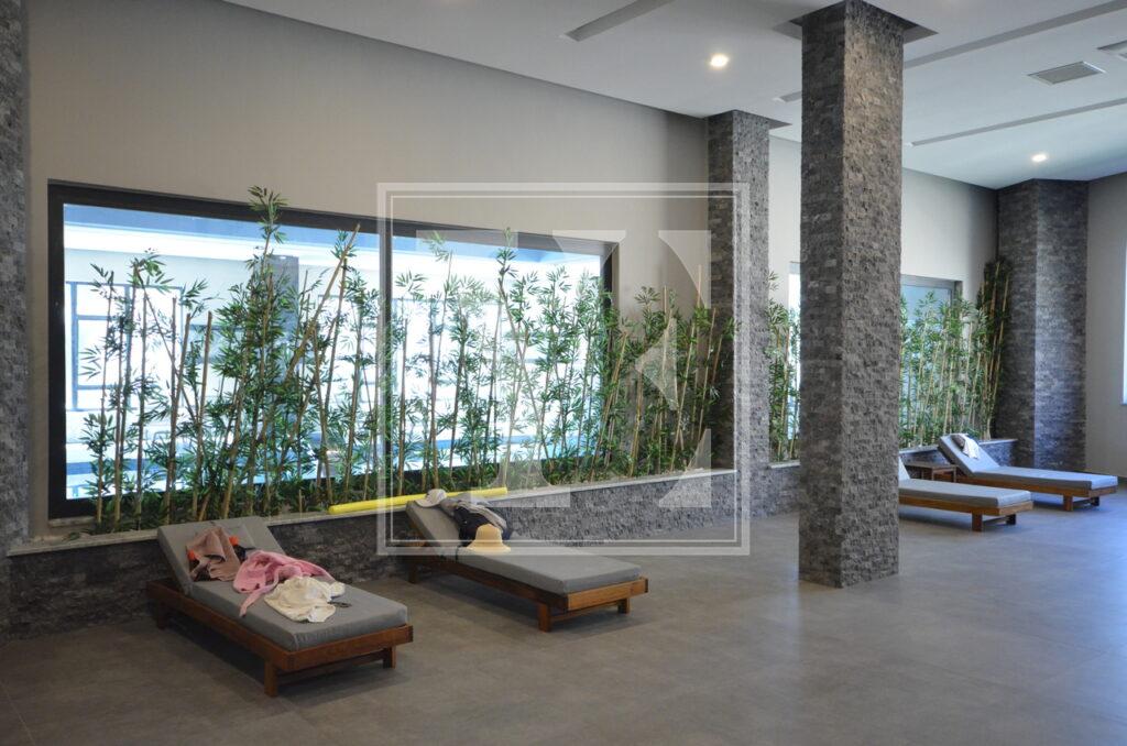 Beautiful 2+1 garden duplex in the area in Kargicak