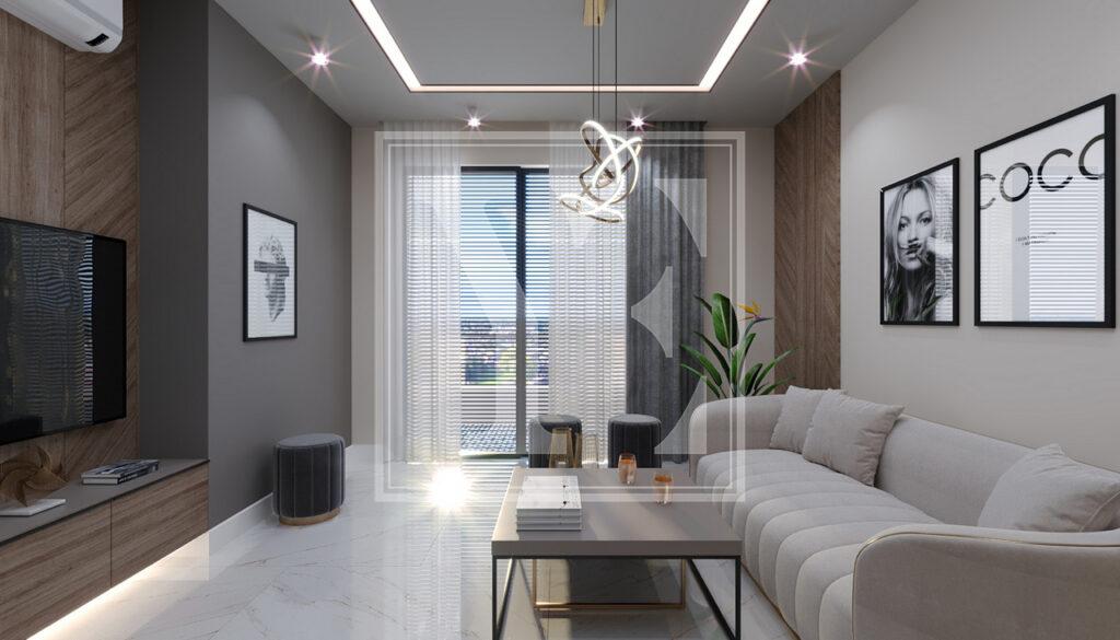 Продається елегантна квартира 1+1 в Махмутларі