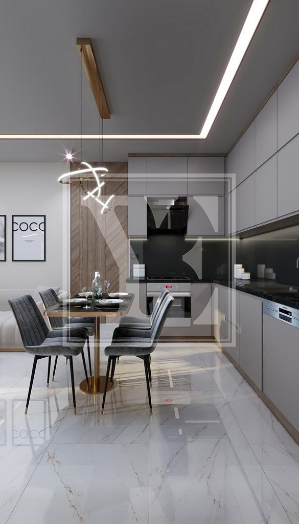 Продається елегантна квартира 1+1 в Махмутларі