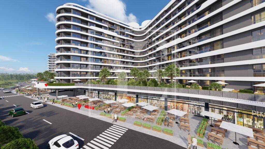 لوکس 2+1 سقف دوبلکس در منطقه در آنتالیا