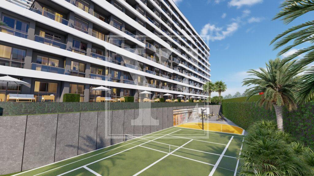 لوکس 2+1 سقف دوبلکس در منطقه در آنتالیا