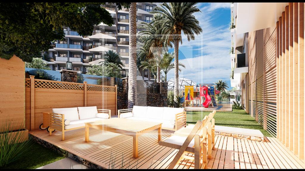 Wonderful apartment 2+1 in the center of Alanya