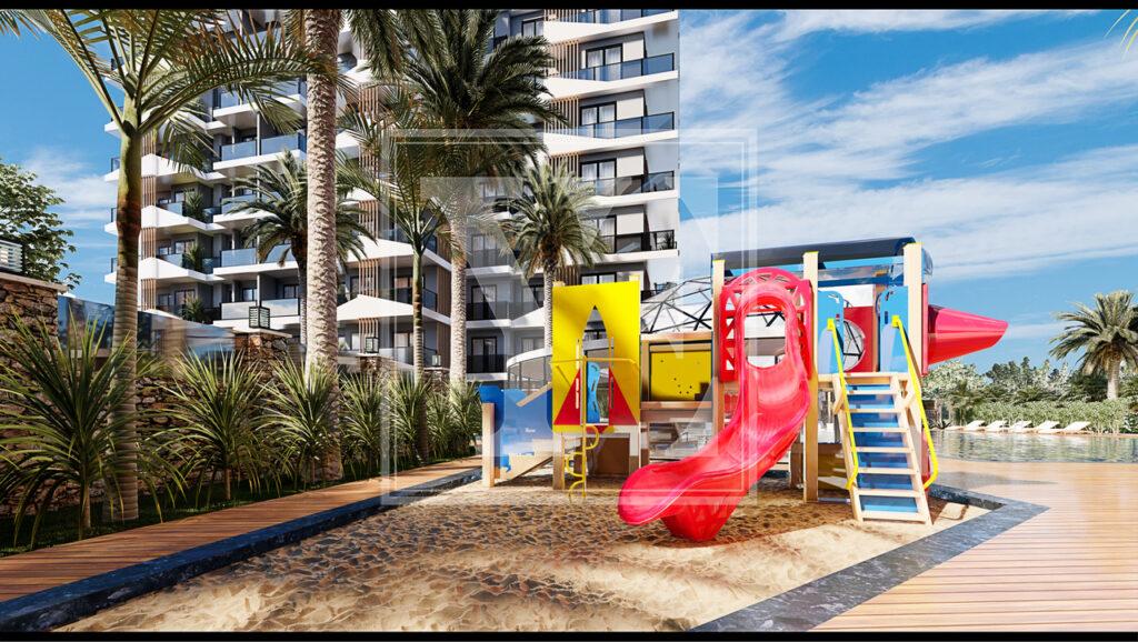 Wonderful apartment 2+1 in the center of Alanya