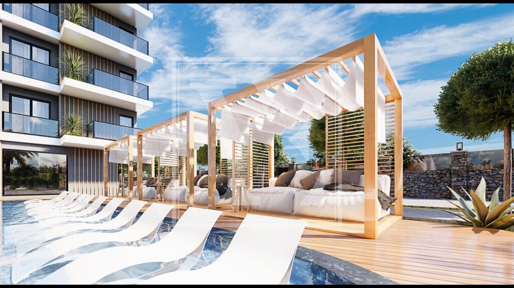 Wonderful apartment 2+1 in the center of Alanya