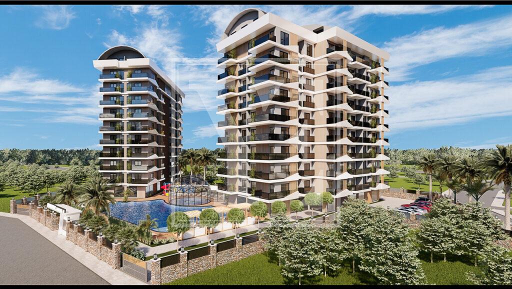 Замечательный дуплекс 3+1 в центре Алании.