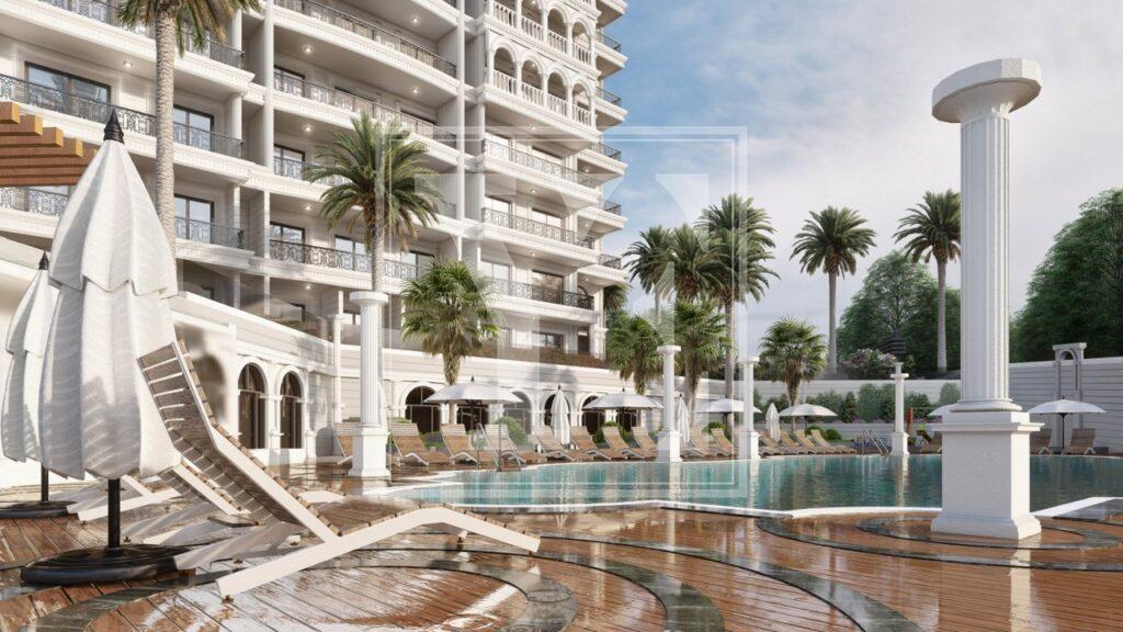 4+1 garden duplex in the wonderful area in Avsallar