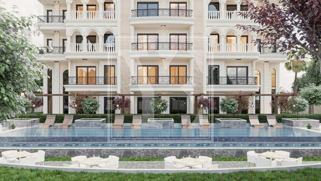 باغ دوبلکس 2+1 در منطقه فوق العاده آوسالار