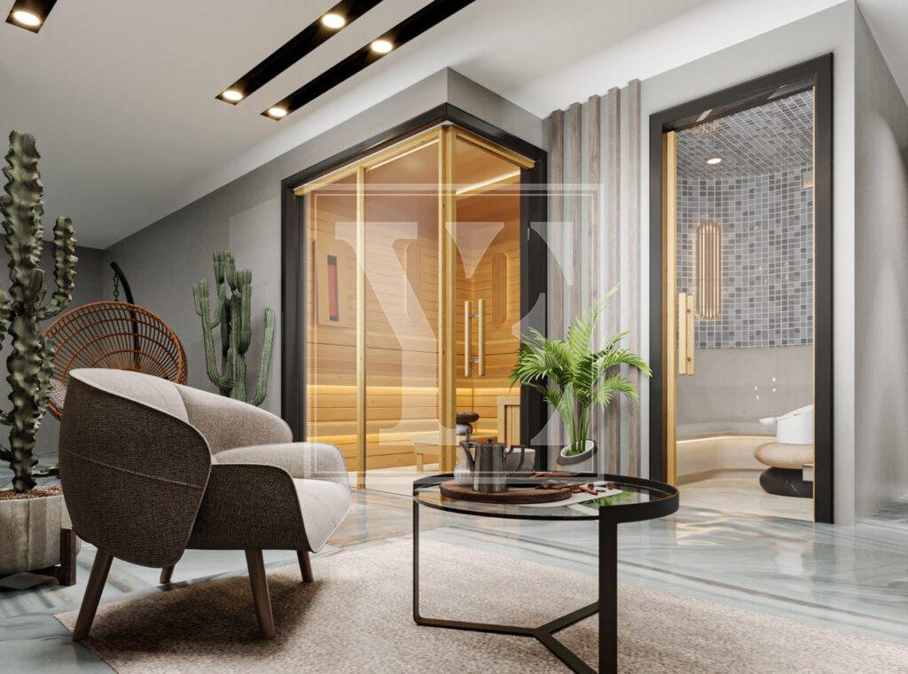 باغ دوبلکس 2+1 در منطقه فوق العاده آوسالار