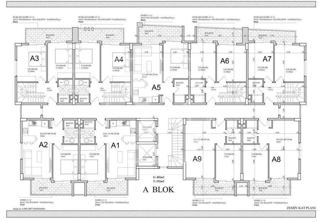Современная квартира 2+1 в лучшем районе ОбаСовременная квартира 2+1 в лучшем районе Оба