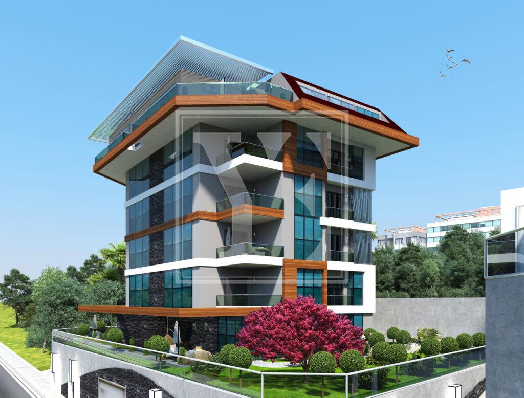 Затишний садовий дуплекс 3+1 в Кестелі