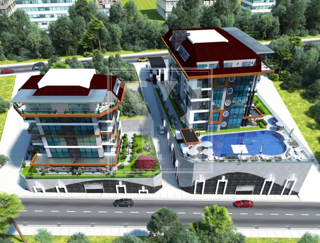 Уютный дуплекс 2+1 в районе Кестель