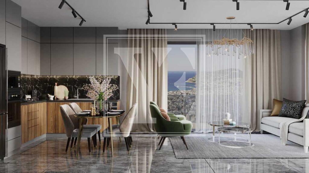 خانه مقرون به صرفه با سه اتاق خواب در یک مجتمع مجلل