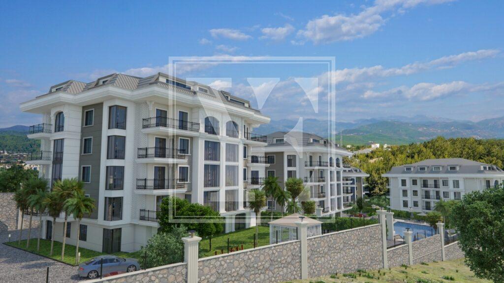 Красивый дуплекс на крыше 5+1 в прекрасном районе Оба