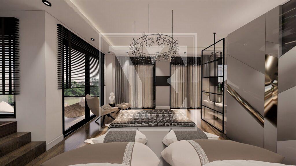 Дворівнева вілла в красивому районі Бекташ