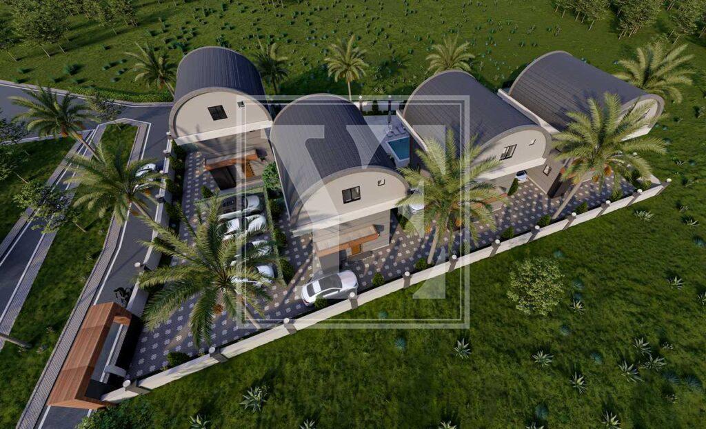 ویلای شیک و دنج 3+1 در منطقه نیکا در پایالار