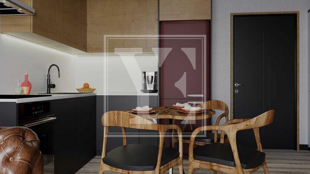 1+1 modern apartment in Oba for Sale