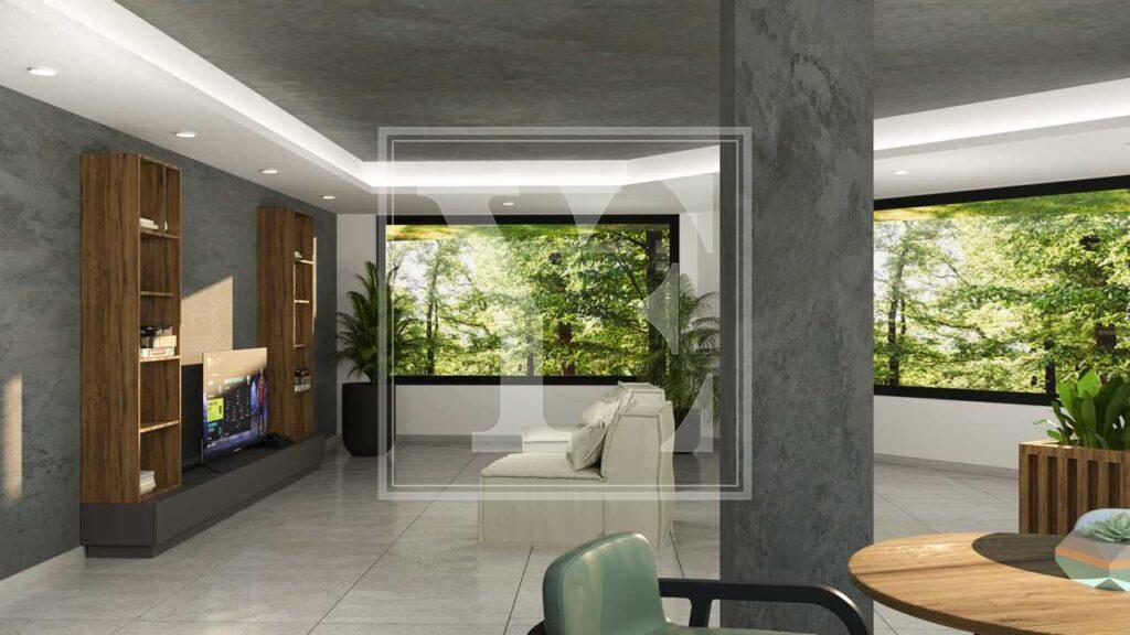 باغ دوبلکس 2+1 در پروژه شگفت انگیز با چشم اندازی عالی از کارگیجک (فروخته شد)