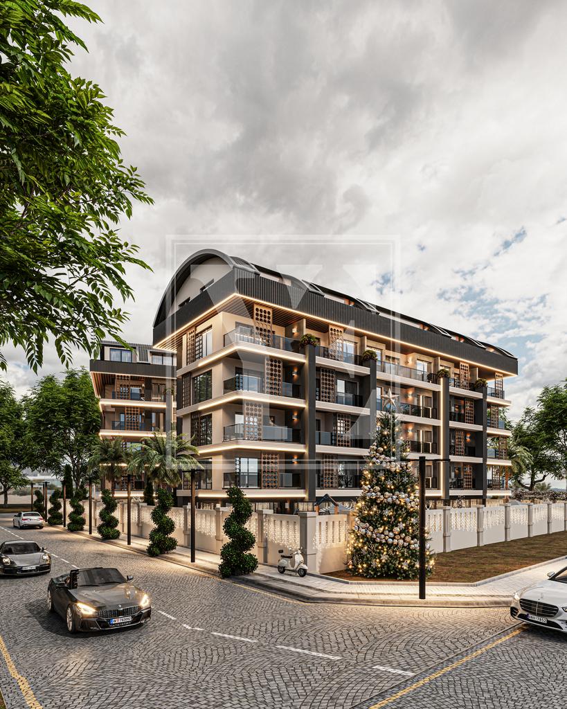 سقف دوبلکس مدرن 3+1 در پروژه زیبا در اوبا