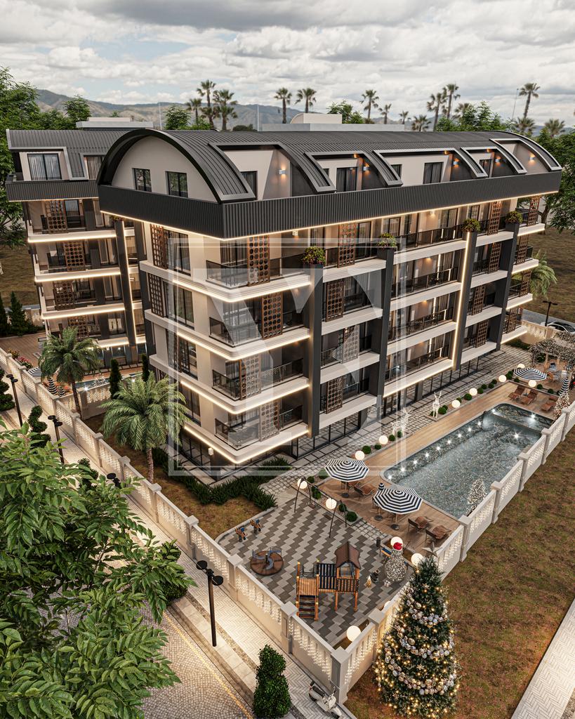 سقف دوبلکس مدرن 3+1 در پروژه زیبا در اوبا