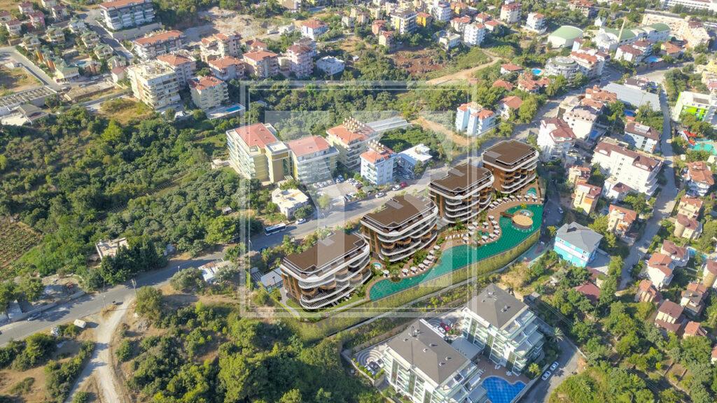 Современный дуплекс на крыше 3+1 в красивом районе Кестеля