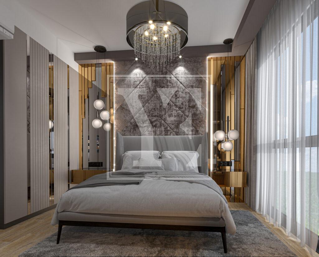 Красивый и роскошный лофт 1+1 недалеко от пляжа в центре Алании (Продано)