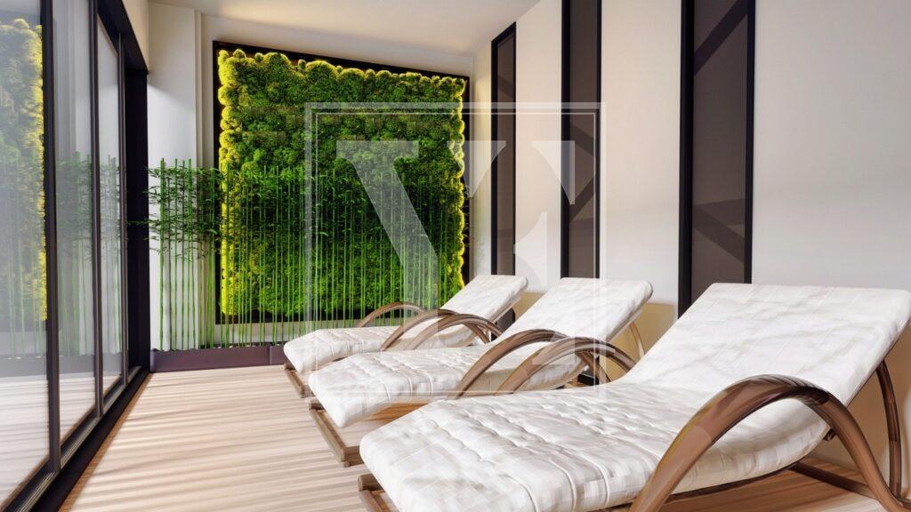 Красивий і сучасний дуплекс на даху 3+1 в елітному проекті в Аланії