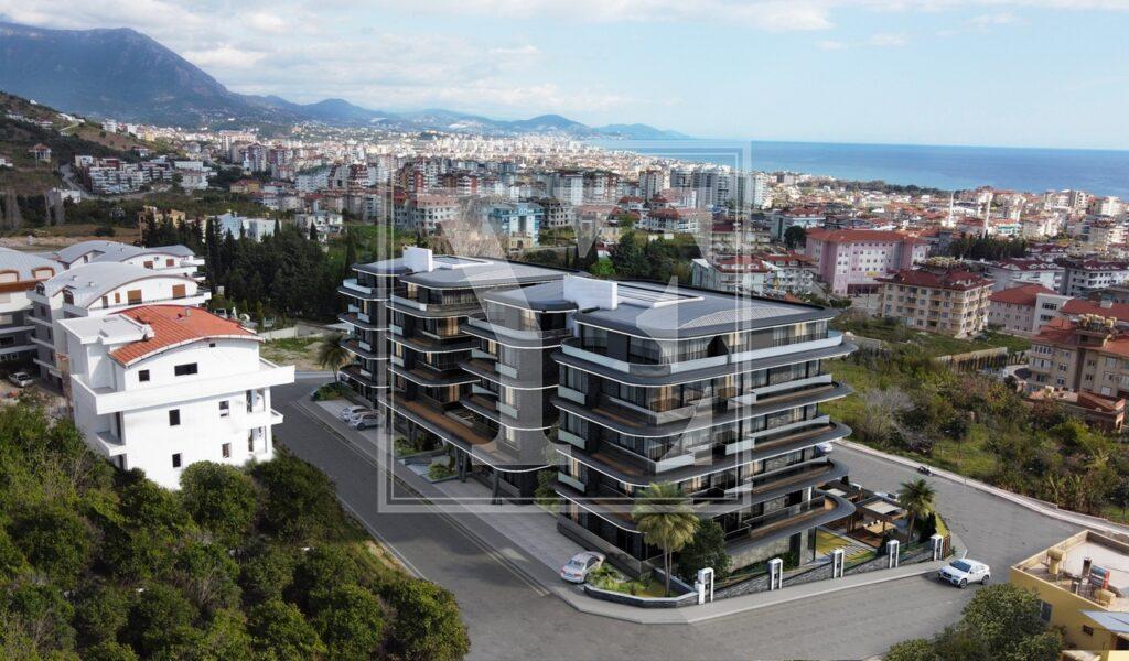 Красивий і сучасний дуплекс на даху 3+1 в елітному проекті в Аланії