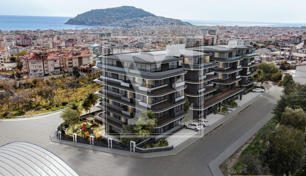 Красивий і сучасний дуплекс на даху 3+1 в елітному проекті в Аланії