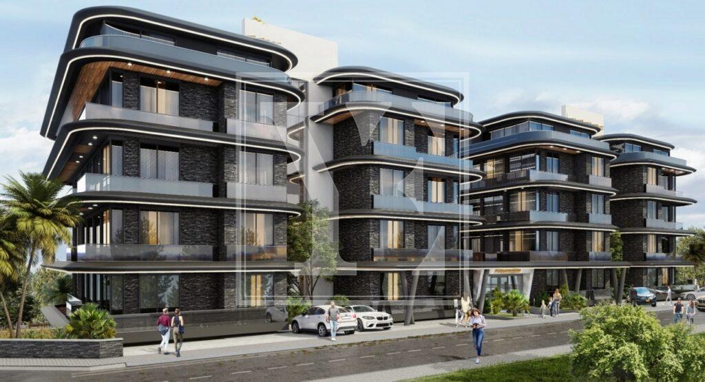 Красивий і сучасний дуплекс на даху 3+1 в елітному проекті в Аланії