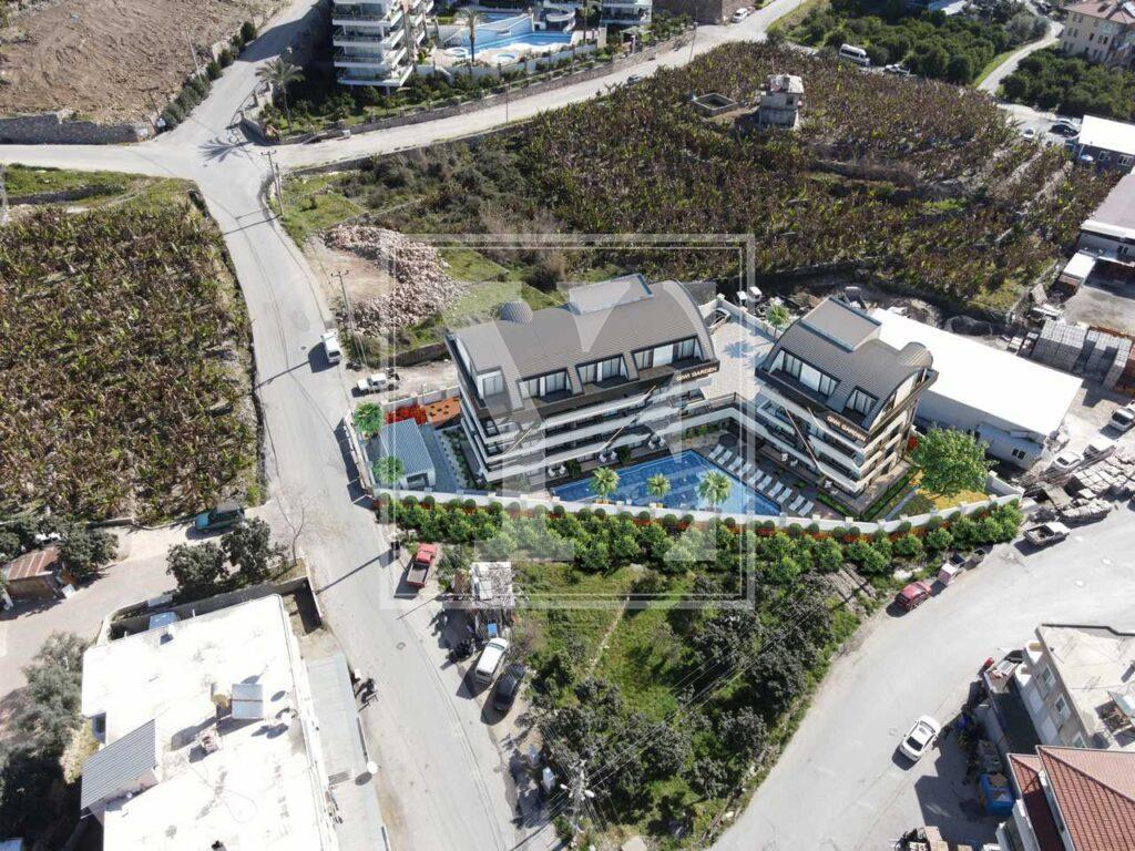 Schöne Garten-Maisonette 2+1 mit schöner Lage in Cikcilli, Alanya