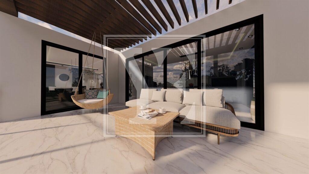 Дворівнева вілла в красивому районі Бекташ